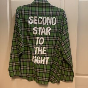 4XL Cakeworthy Disney Button Up with Tinkerbell